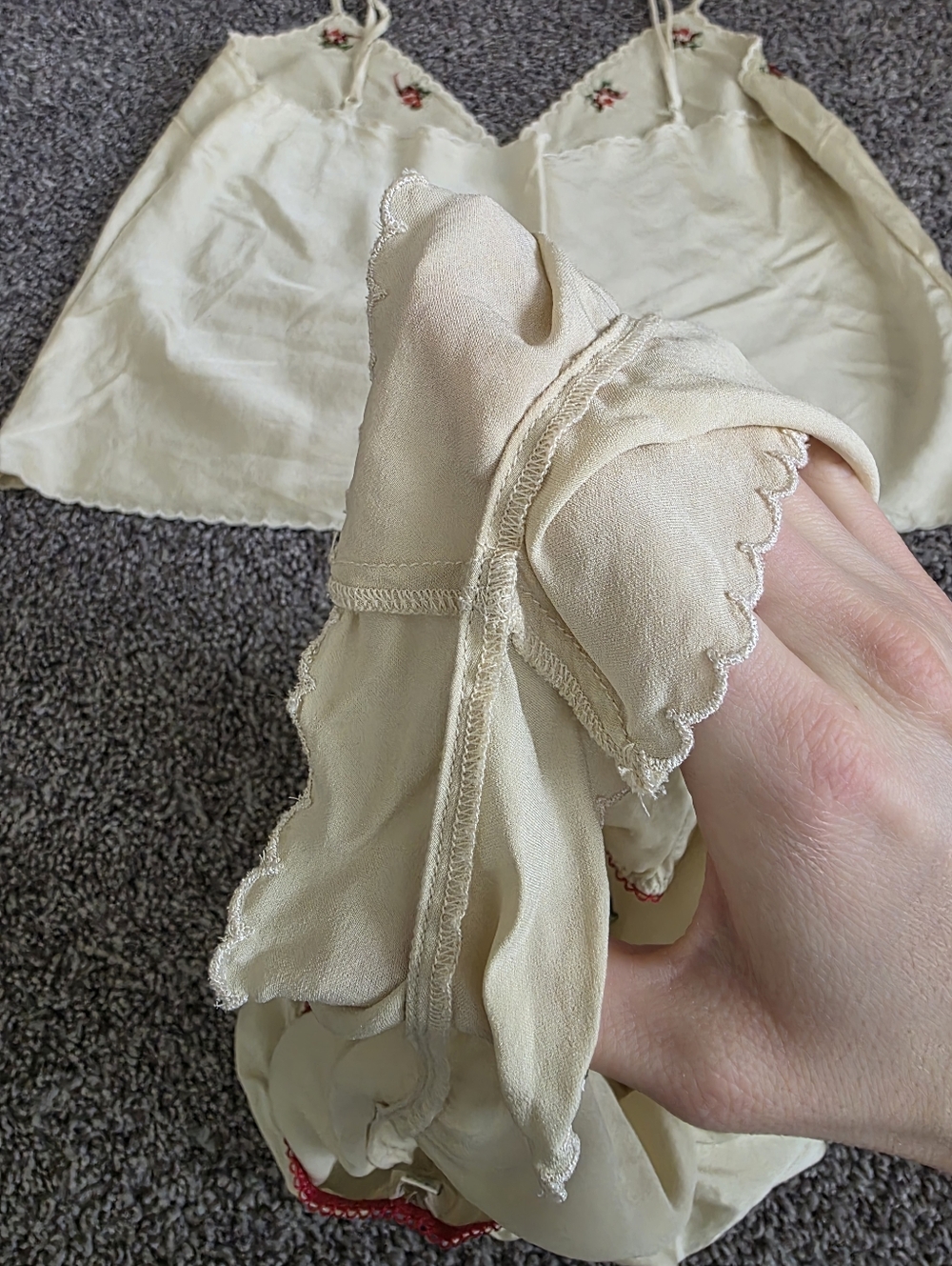 Doen Silk Cami and Shorts Sleep Pajama Set Size Medium - Picture 7 of 7